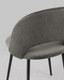 Миниатюра изображения товара Стул Stool Group Меган / AV 415-H18-08(P) (велюр темно-серый)
