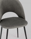 Миниатюра изображения товара Стул Stool Group Меган / AV 415-H18-08(P) (велюр темно-серый)