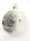 Миниатюра изображения товара Шар новогодний Декарт Лондон Дабл 8Ш0038 (10см, серебристый)