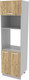 Миниатюра изображения товара Шкаф-пенал кухонный Интерлиния Компо ПШД-№18-2145 (дуб золотой/дуб золотой)