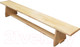 Миниатюра изображения товара Скамейка гимнастическая Dinamika ZSO-003369 (дерево)