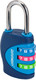 Миниатюра изображения товара Замок для чемодана Аллюр ВС1К-27/4 (F5) Кодовый (синий)