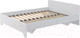 Миниатюра изображения товара Каркас кровати Горизонт Мебель Victor (белый)