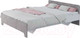 Миниатюра изображения товара Каркас кровати Горизонт Мебель Victor (белый/бетон)
