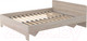 Миниатюра изображения товара Каркас кровати Горизонт Мебель Victor (сонома)