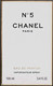 Миниатюра изображения товара Парфюмерная вода Chanel № 5 for Women (100мл)
