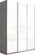 Миниатюра изображения товара Шкаф-купе ТриЯ Траст СШК 2.180.60-15.15.15 3-х дверный (бетон/стекло белое/стекло белое/стекло белое)