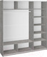 Миниатюра изображения товара Шкаф-купе ТриЯ Траст СШК 2.210.70-13.13.13 3-х дверный (бетон/зеркало/зеркало/зеркало)