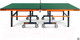 Миниатюра изображения товара Теннисный стол Gambler Fire / GTS-6