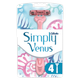 Миниатюра изображения товара Набор бритвенных станков Gillette Simply Venus 3 одноразовые (4шт)