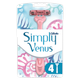 Миниатюра изображения товара Набор бритвенных станков Gillette Simply Venus 3 одноразовые (4шт)