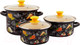 Миниатюра изображения товара Набор кастрюль КМЗ Сыр 5 1 Экстра (3шт, коричневый)