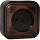 Миниатюра изображения товара Розетка Элект RA16-131-ЧМ