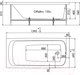 Миниатюра изображения товара Ванна акриловая 1AcReal Gamma 140x70 (с каркасом и экраном)