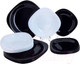 Миниатюра изображения товара Набор тарелок Luminarc Carine Black/White N1479 (18шт)