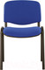 Миниатюра изображения товара Стул офисный Brabix Iso CF-005 / 531974 (черный/ткань синий/черный)