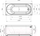 Миниатюра изображения товара Ванна акриловая Radomir Виктория 160x70 / 2-01-0-0-0-249