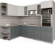 Миниатюра изображения товара Кухонный гарнитур Интерлиния Мила Gloss 1.68x2.6 левая (белый/асфальт)