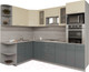 Миниатюра изображения товара Кухонный гарнитур Интерлиния Мила Gloss 1.68x2.6 левая (ваниль/асфальт)