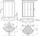 Миниатюра изображения товара Душевой уголок Radomir 100 / 1-03-6-0-0-0041 (матовое стекло)