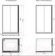 Миниатюра изображения товара Душевой уголок Radomir 90x110 L / 1-03-6-1-0-1220 (прозрачное стекло)