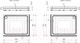 Миниатюра изображения товара Душевой уголок Radomir 90x110 L / 1-03-6-1-0-1220 (прозрачное стекло)