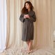 Миниатюра изображения товара Халат Этель Boho / 6243565 (р.42-44, светло-серый)