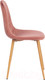 Миниатюра изображения товара Стул Tetchair Breeze (коралловый/натуральное дерево)