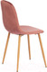 Миниатюра изображения товара Стул Tetchair Breeze (коралловый/натуральное дерево)