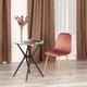 Миниатюра изображения товара Стул Tetchair Breeze (коралловый/натуральное дерево)