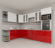 Миниатюра изображения товара Кухонный гарнитур Интерлиния Мила Gloss 1.88x3.0 левая (белый/красный)