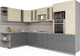Миниатюра изображения товара Кухонный гарнитур Интерлиния Мила Gloss 1.88x3.4 левая (ваниль/асфальт)
