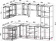 Миниатюра изображения товара Кухонный гарнитур Interline Мила Gloss 1.88x2.6 левая (капучино)