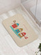 Миниатюра изображения товара Коврик для ванной JoyArty Новогодняя прогулка / bath_290622