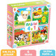Миниатюра изображения товара Набор пазлов Puzzle Time Ферма 4 в 1 / 4613175