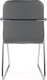 Миниатюра изображения товара Стул офисный Brabix Visit CF-101 / 532561 (хром/экокожа темно-серая)