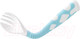 Миниатюра изображения товара Набор столовых приборов для кормления Roxy-Kids Ложка и вилка / RFD-002-B (голубой)