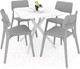 Миниатюра изображения товара Обеденная группа Sheffilton SHT-DS162 (белый/серый)