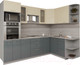 Миниатюра изображения товара Кухонный гарнитур Интерлиния Мила Gloss 1.68x2.6 правая (ваниль/асфальт)