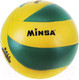 Миниатюра изображения товара Мяч волейбольный Minsa 735908 (размер 5, желтый/зеленый)