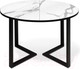 Миниатюра изображения товара Обеденный стол Sheffilton SHT-T41/100-140 (статуарио венато/черный)