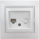 Миниатюра изображения товара Розетка INTRO Plano 1-303-01 / Б0027621 (белый)