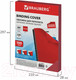 Миниатюра изображения товара Обложки для переплета Brauberg А4 230г/м2 / 530948 (100шт, красный)