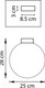 Миниатюра изображения товара Потолочный светильник Lightstar Globo 812031 (MX8131-1B-L)