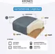 Миниатюра изображения товара Диван KRONES Афродита выкатная 195x100 (велюр серо-синий)
