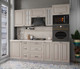 Миниатюра изображения товара Кухонный гарнитур Интерлиния Мила Деко 2.3 (луна/луна/травертин серый)