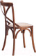 Миниатюра изображения товара Стул Tetchair Secret De Maison Cross 49.5x53.5x87 (дерево береза/темный орех)