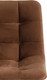 Миниатюра изображения товара Стул барный Tetchair Chilly 50x44x104 ткань/металл (коричневый/черный)