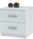Миниатюра изображения товара Прикроватная тумба НК Мебель Лофт 420 с 2-мя ящиками / 72230006 (белый)