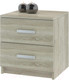 Миниатюра изображения товара Прикроватная тумба НК Мебель Лофт 420 с 2-мя ящиками / 72230008 (дуб сонома)